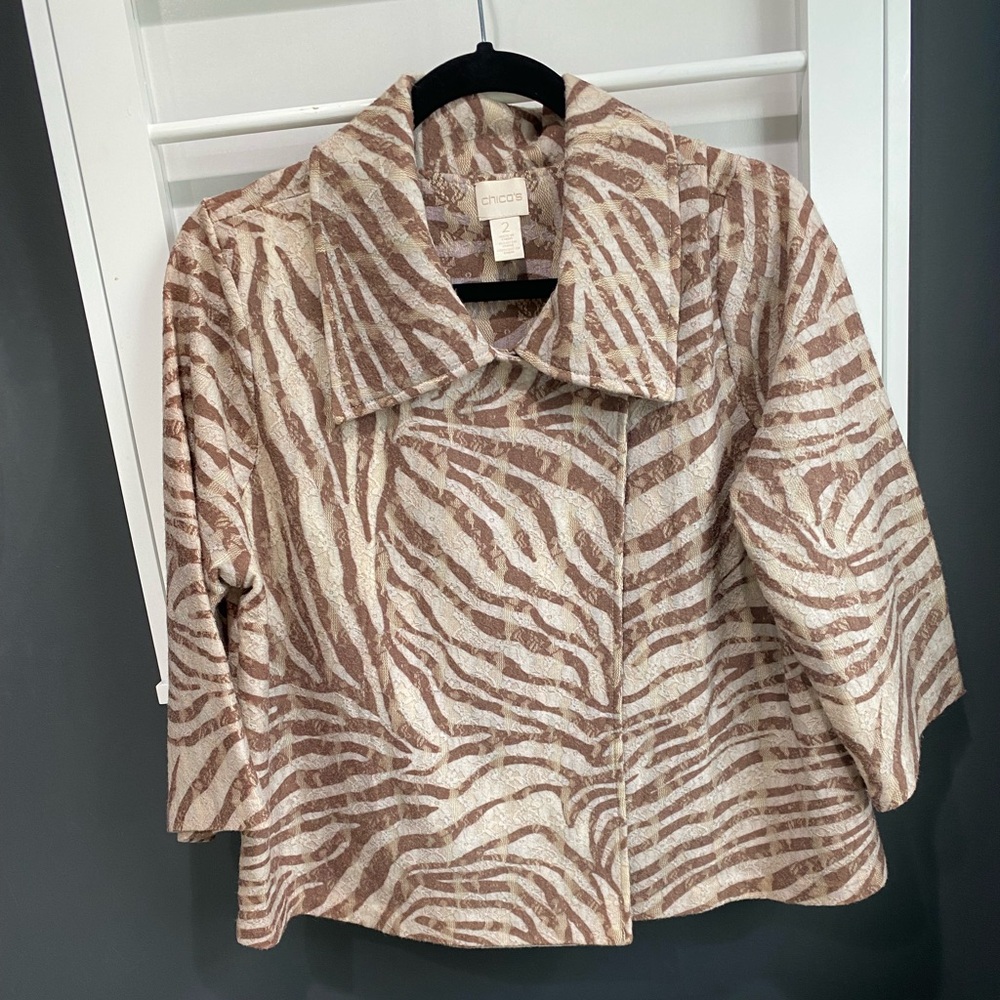 Chico’s Printed Jacket